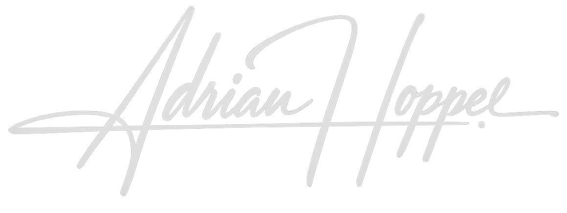 Alternative signature scriptmark for Adrian Hoppel, WordPress Website Developer